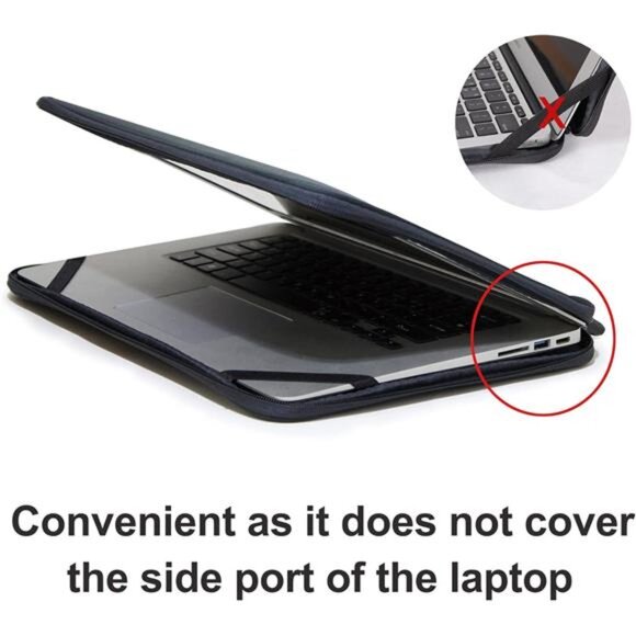 Laptop Sleeve 15.6 Inch Foldable Slim Case Lightweight Bag Notebook Computer - Picture 4 of 7